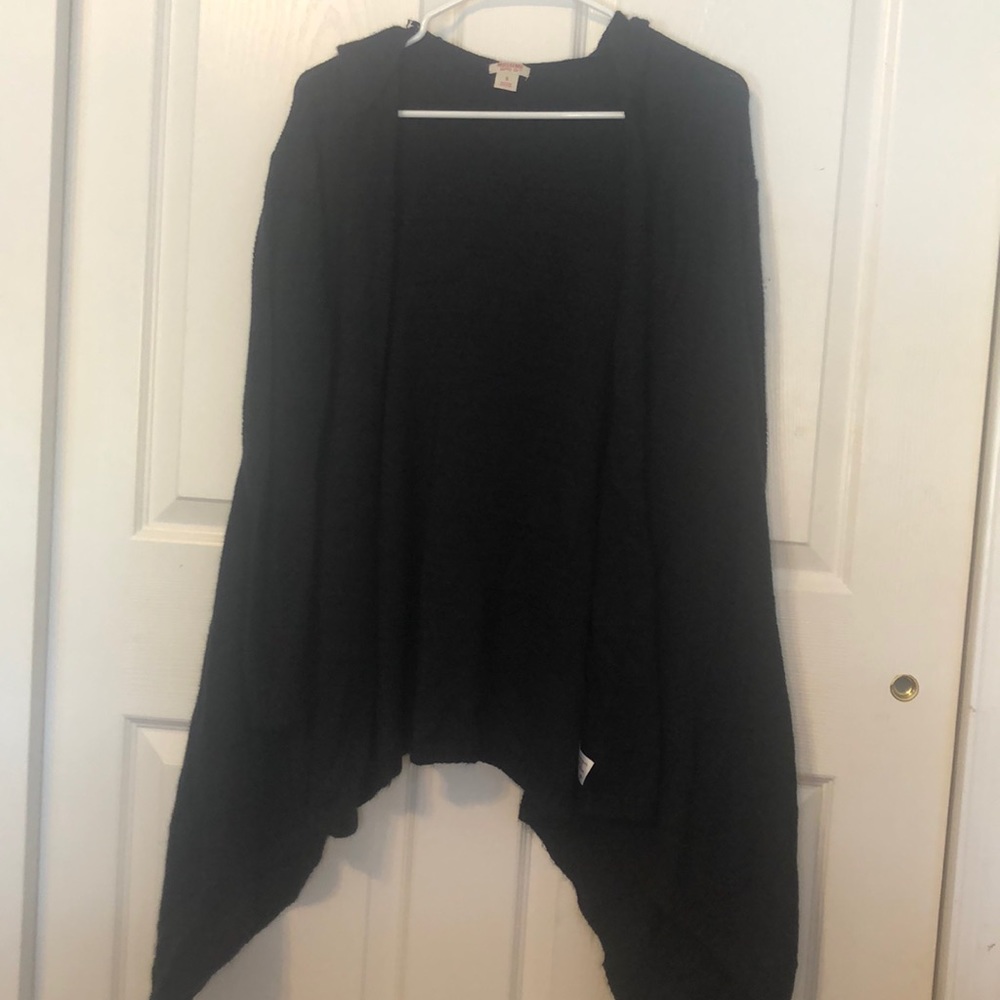 Mossimo Black Hooded Cardigan